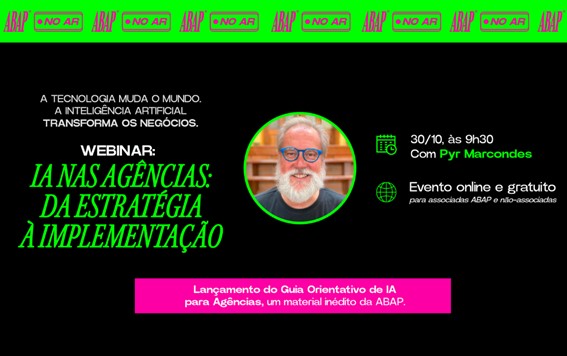 Banner ABAP No Ar IA nas agências com Pyr Marcondes